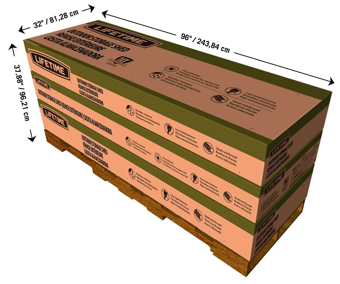 LIFETIME 15’x8′ GARDEN SHED 4.6mx2.4m - Image 2