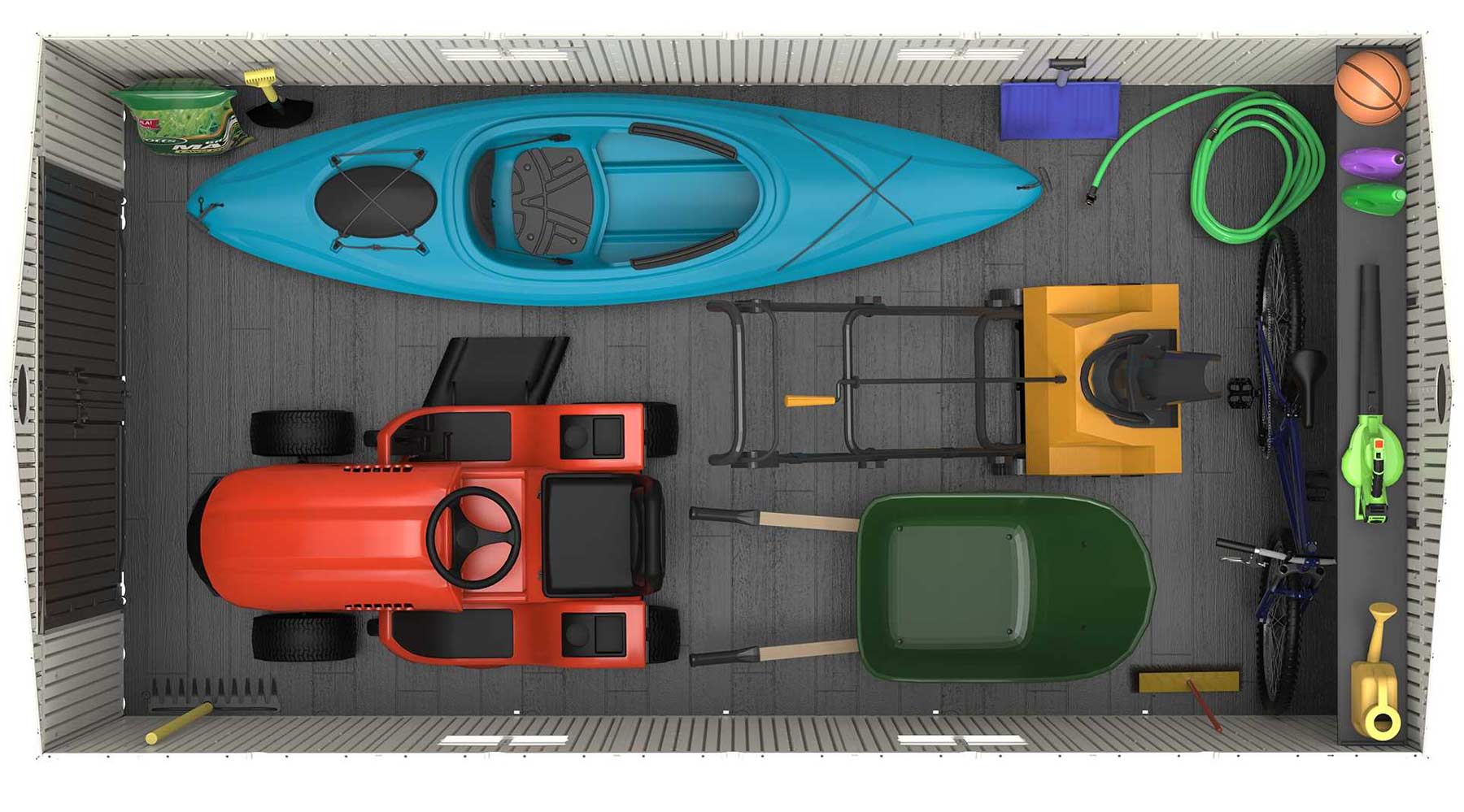 LIFETIME 15’x8′ GARDEN SHED 4.6mx2.4m - Image 8