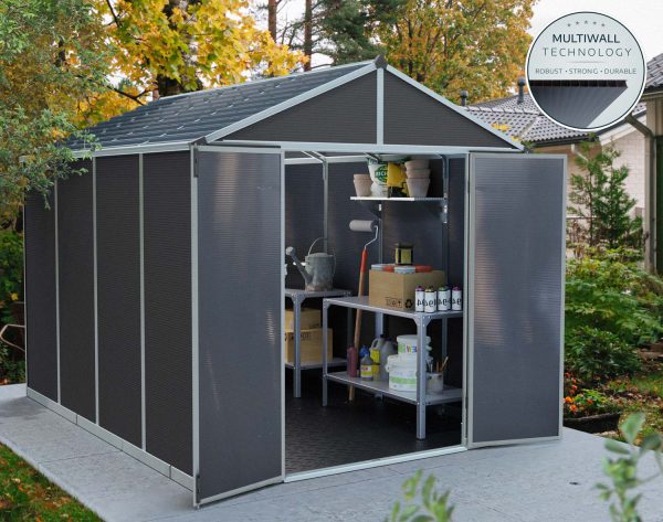 PALRAM RUBICON SKYLIGHT 8’x10′ GARDEN SHED 2.4x3m