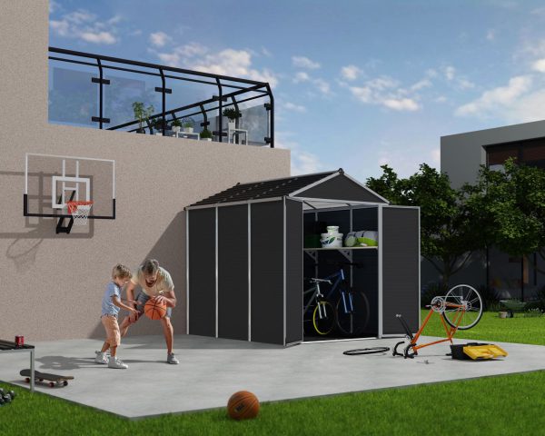 PALRAM RUBICON SKYLIGHT 6’x8′ GARDEN SHED 1.8×2.3m - Image 2