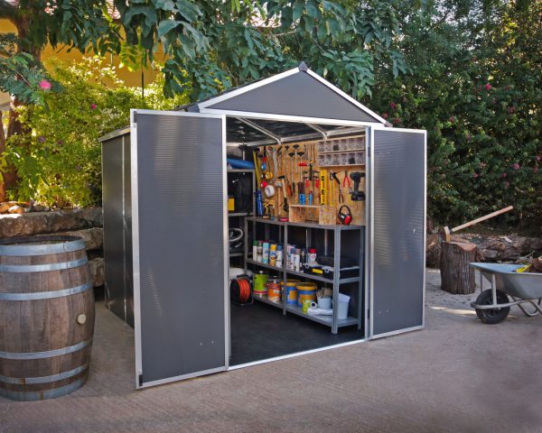 PALRAM RUBICON SKYLIGHT 6’x8′ GARDEN SHED 1.8×2.3m - Image 3