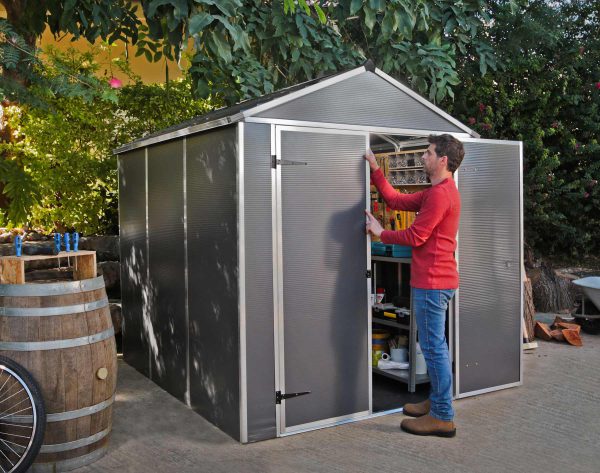 PALRAM RUBICON SKYLIGHT 6’x8′ GARDEN SHED 1.8×2.3m - Image 4