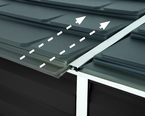 PALRAM SKYLIGHT 4x6 PENT SHED 1.2m x 1.8m - Image 5