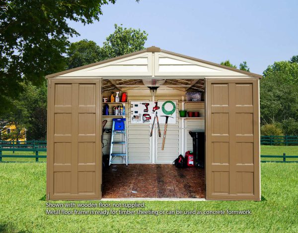 DURAMAX WOODBRIDGE 10.5x10.5 GARDEN SHED 3.2m x 3.2m - Image 6