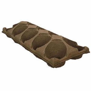 EcoGrow Organic Fiber Pot Carrying Tray | 10 Case