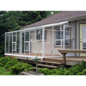 Traditional Glass Lean-to Greenhouse
