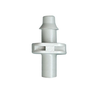 Barb X Male Connector, White