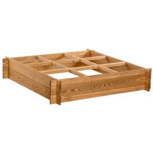 Square On-Ground Raised Bed