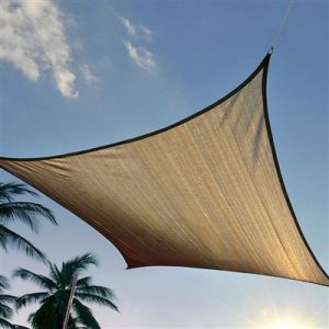 Sun Shade Sail Square, Sandstone