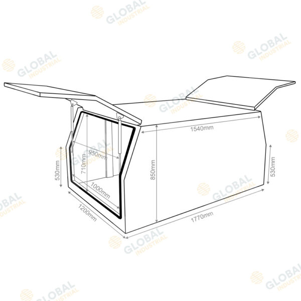 Ute Canopy 1200mm - Image 4