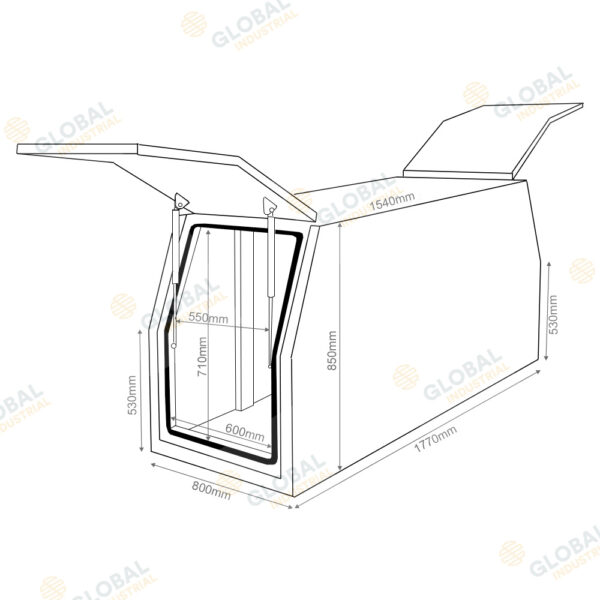 Ute Canopy 800mm - Image 4