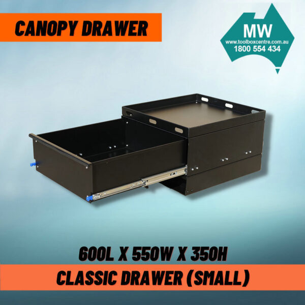 Classic Drawer Slide Black – Classic Drawer Slide – Black (2 Sizes Available) - Image 2