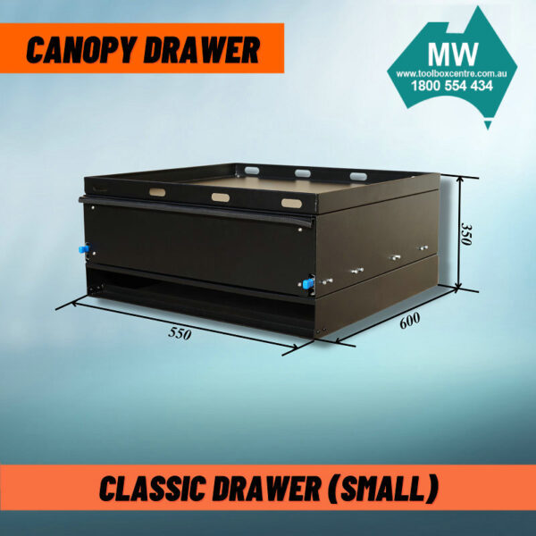 Classic Drawer Slide Black – Classic Drawer Slide – Black (2 Sizes Available) - Image 4