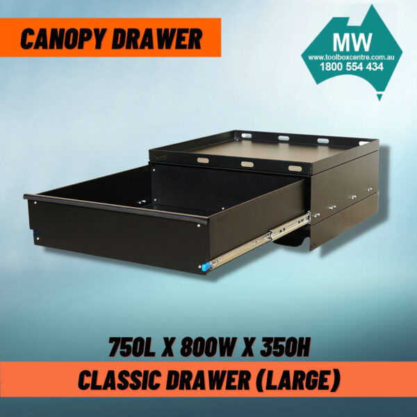Classic Drawer Slide Black – Classic Drawer Slide – Black (2 Sizes Available) - Image 5