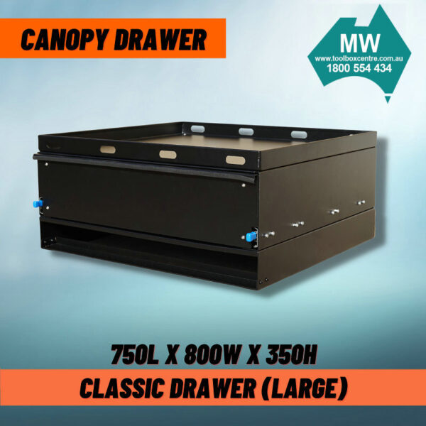 Classic Drawer Slide Black – Classic Drawer Slide – Black (2 Sizes Available) - Image 6