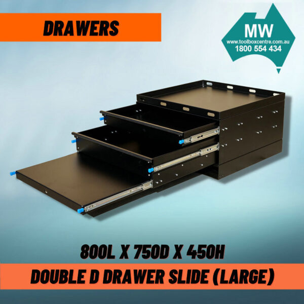 Double D Camping Drawer Slide-Black – Double D Camping Drawer Slide-Black (2 Sizes Available) - Image 6