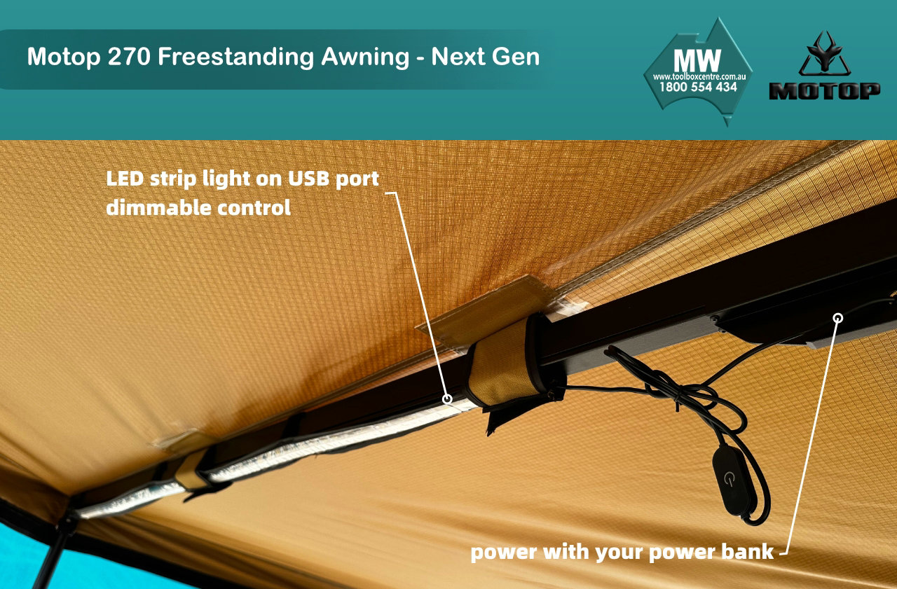 Motop 270 Free-Standing Awning - Image 7