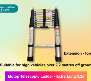 Motop Telescopic Ladder -Extra Long 3.2m Motop Accessories