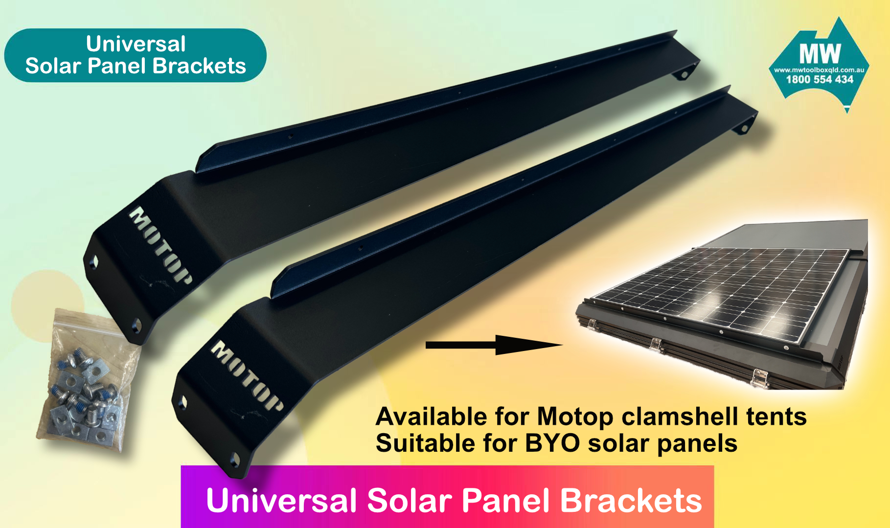 Universal Solar Panel Brackets Motop Accessories