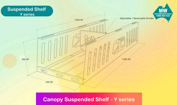 Canopy Suspended Shelf – Y series - Image 2