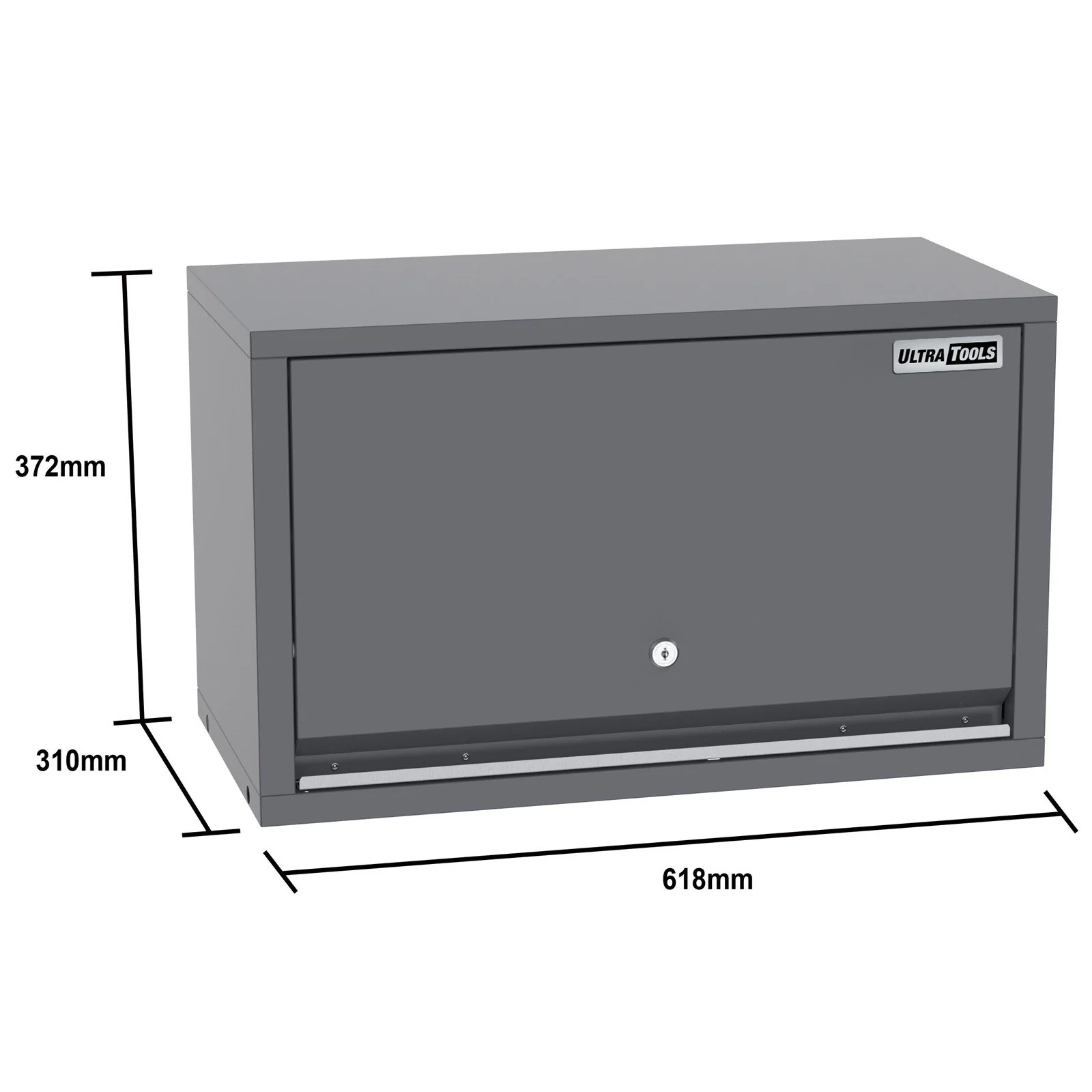 UltraTools 3100mm x 580mm x 2020mm Black Semi-Industrial Workshop Garage Storage Cabinet Set - Image 14