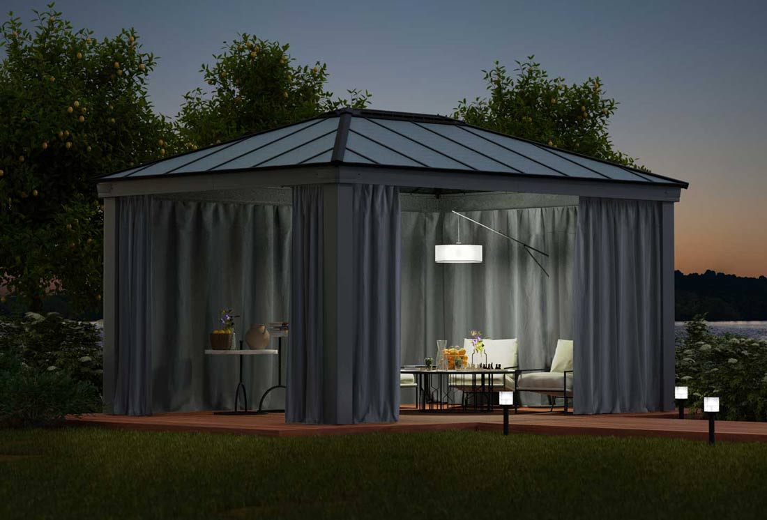 DALLAS 14’x14′ GAZEBO 4.3mx4.2m - Image 2