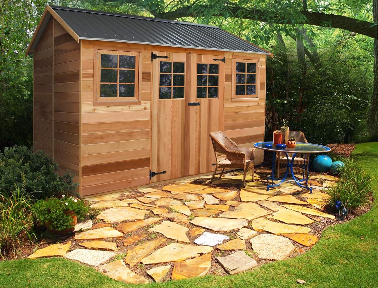 CEDAR SHED MAPLE 12x6ft – 3.6mx1.9m