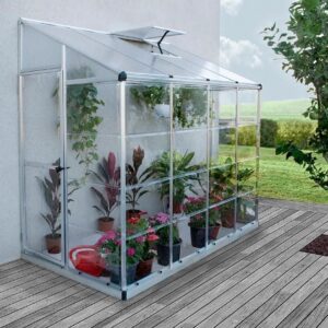 SILVERLINE LEAN-TO GREENHOUSE / SUNROOM 1.2mx2.4m