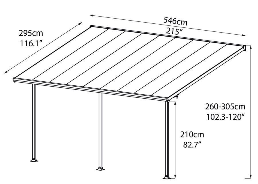 FERIA 3Mx5.4M PATIO COVER - Image 4