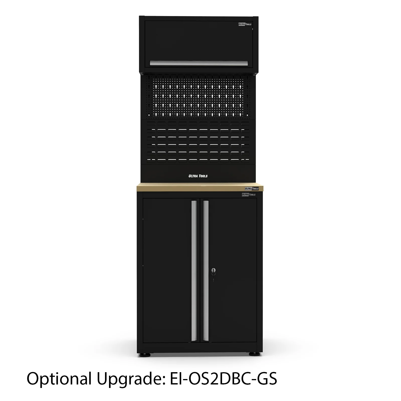 UltraTools 3650mm x 550mm x 2025mm Black Classic Workshop Garage Storage Cabinet Set - Image 10