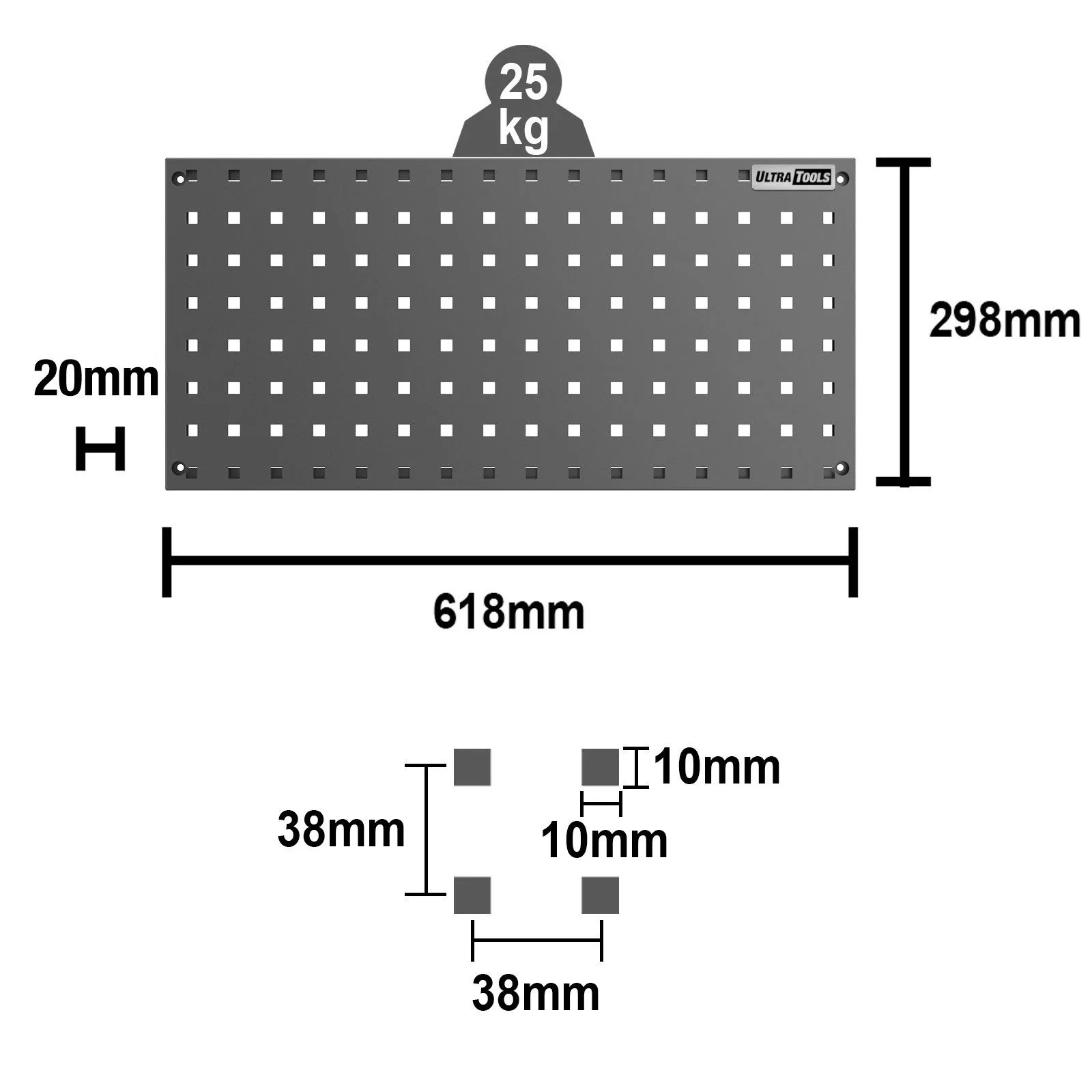 UltraTools 4350mm x 580mm x 2020mm Black Semi-Industrial Workshop Garage Storage Cabinet Set - Image 26