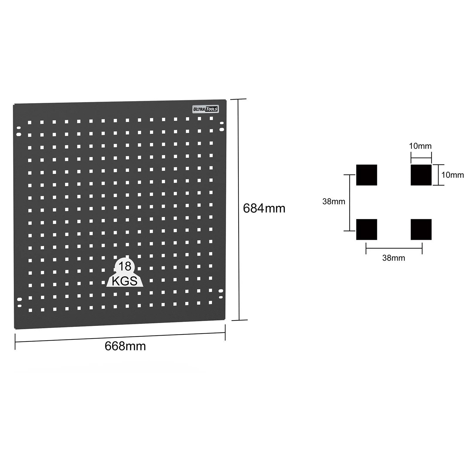 UltraTools 4065mmx 500mm x 1870mm Black Workshop Garage Storage Cabinet Set - Image 24