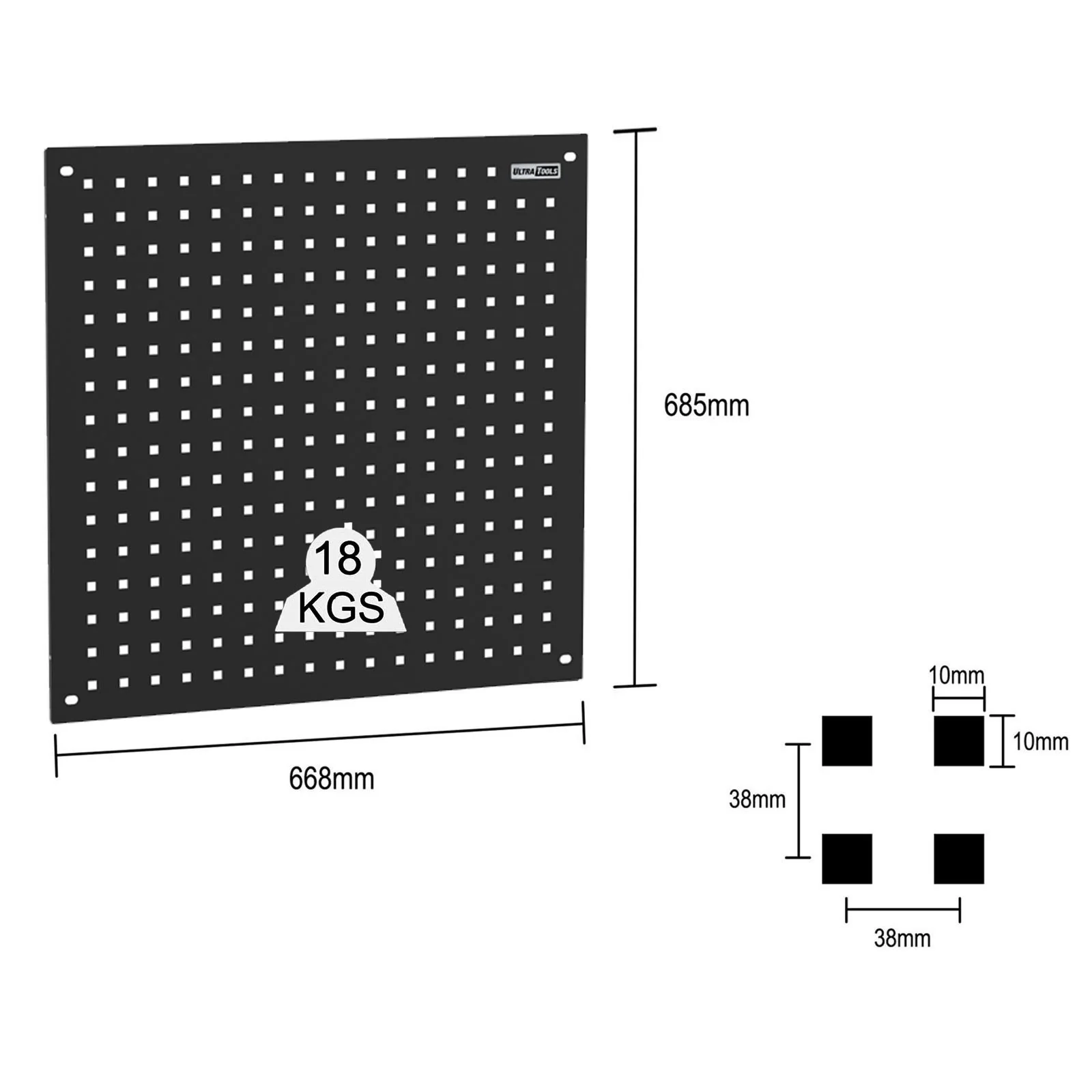 UltraTools Black 72" Mobile Work Bench with 15 Drawers Tool Chest & 3 Overhead Roller Cabinet - Image 24
