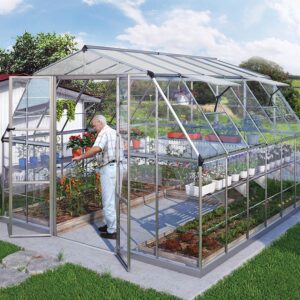 SILVERLINE 12’x12′ AMERICANA GREENHOUSE 3.6mx3.6m