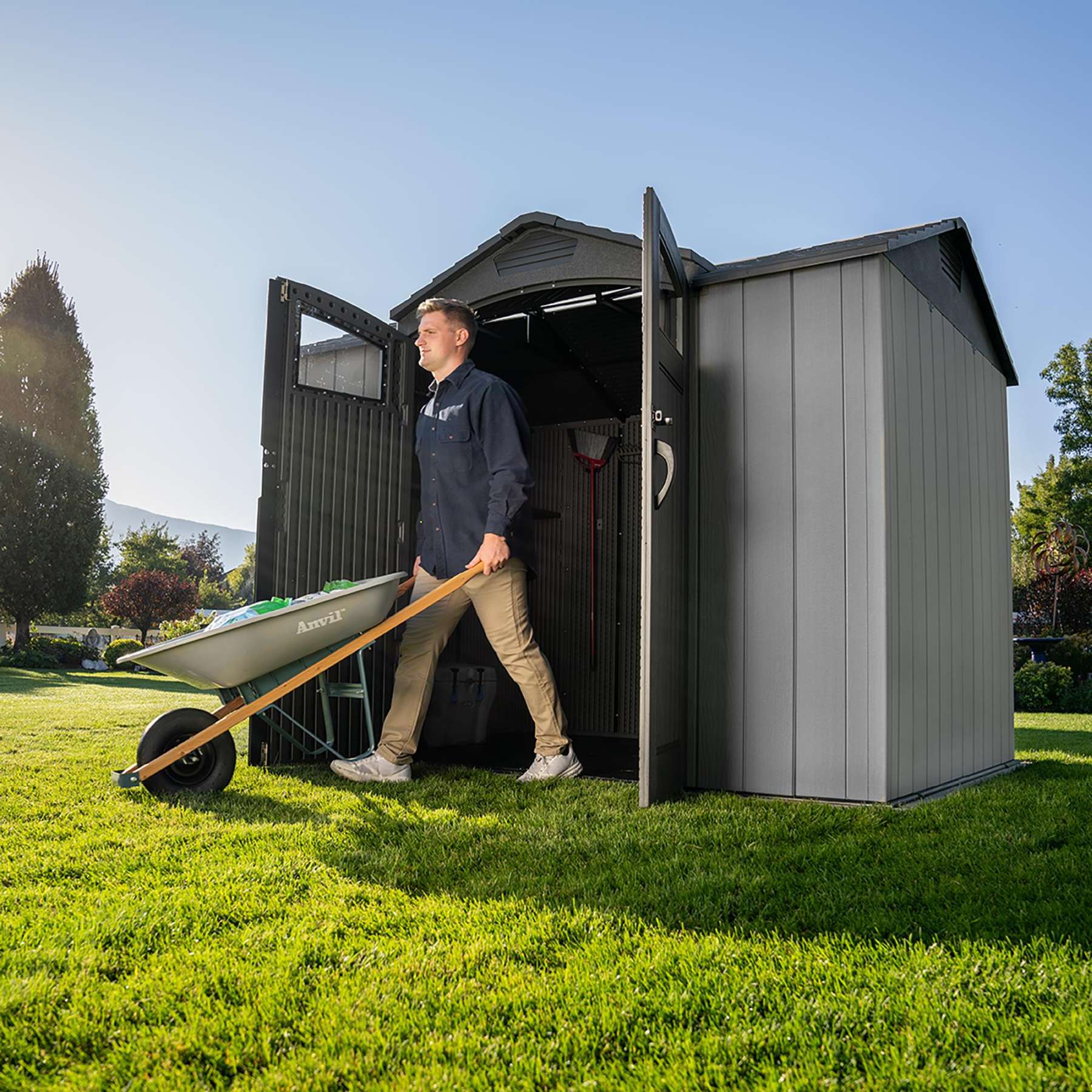 LIFETIME 9.5’x7′ GARDEN SHED 2.8m x 2.1m - Image 21