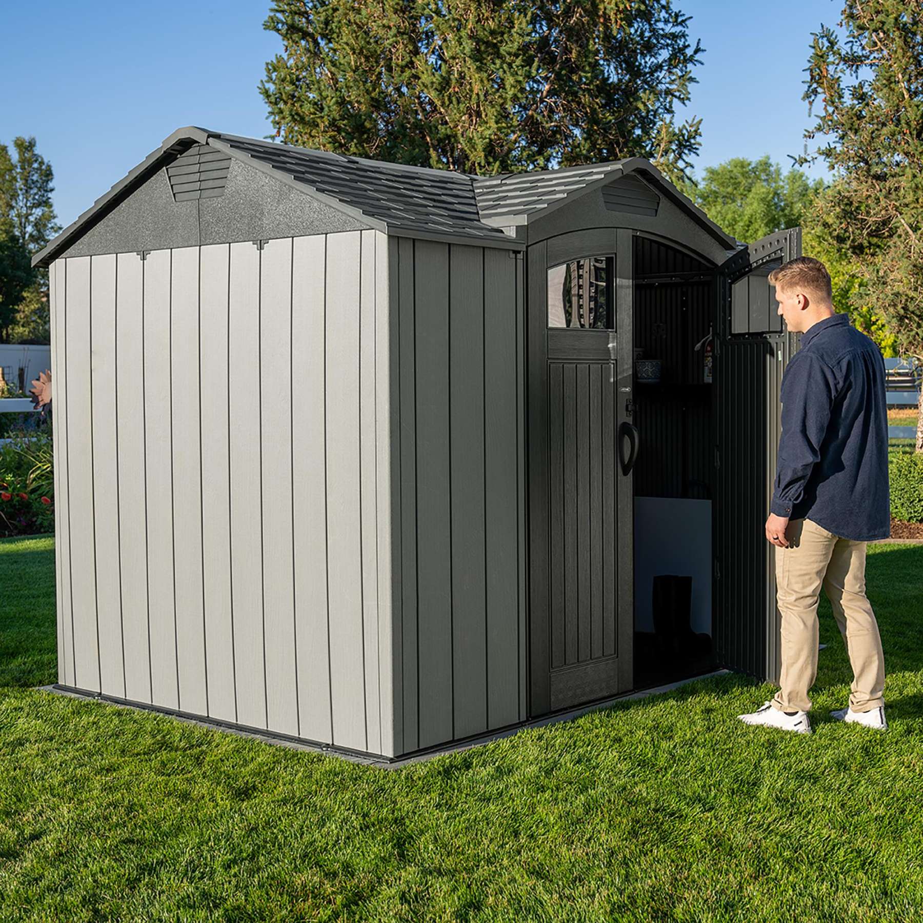 LIFETIME 9.5’x7′ GARDEN SHED 2.8m x 2.1m - Image 19