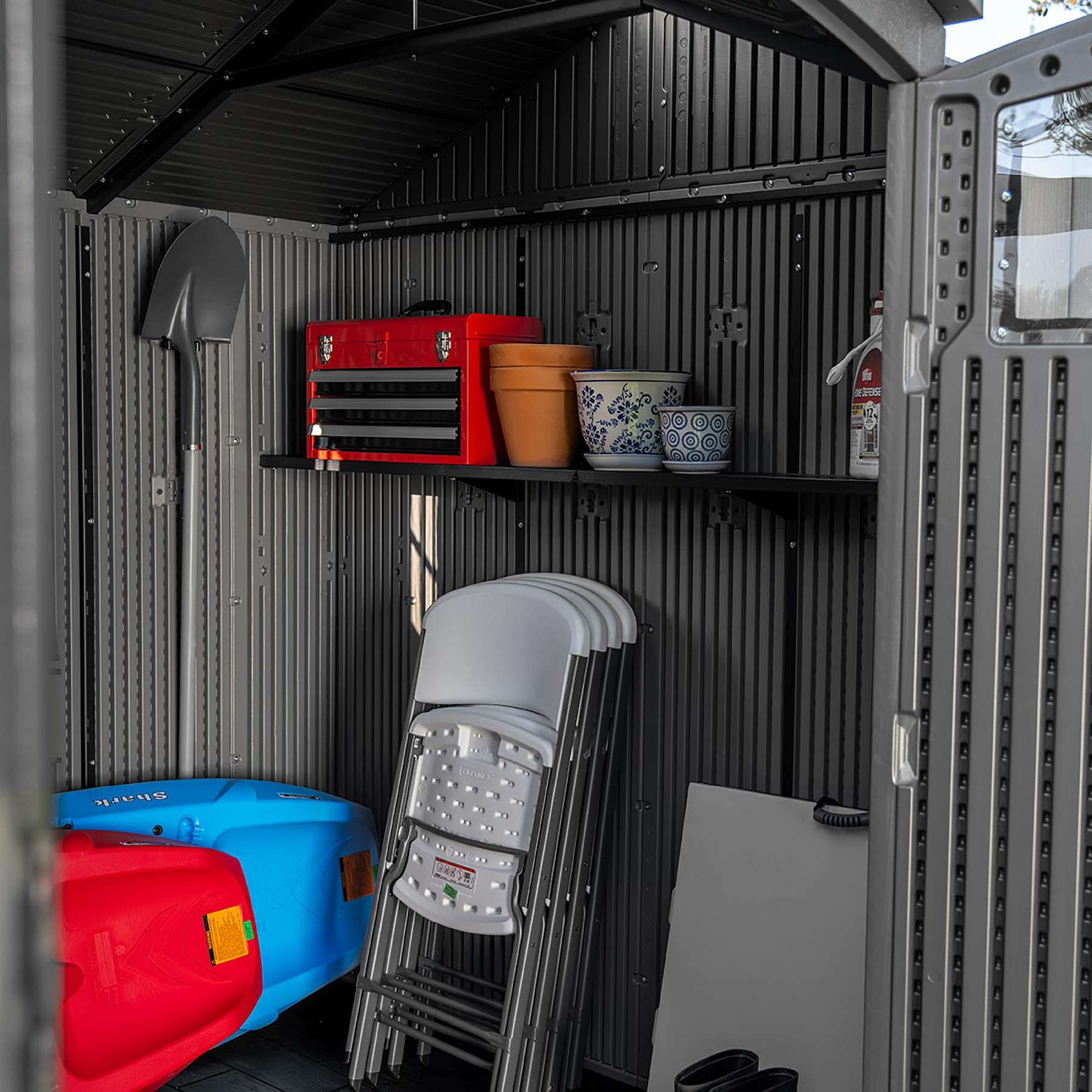 LIFETIME 9.5’x7′ GARDEN SHED 2.8m x 2.1m - Image 5