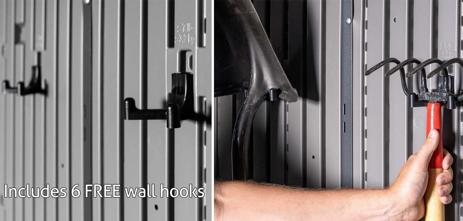 LIFETIME 9.5’x7′ GARDEN SHED 2.8m x 2.1m - Image 14