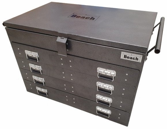 Beach BUB4G - Ute Box - 4 Drawer Grey